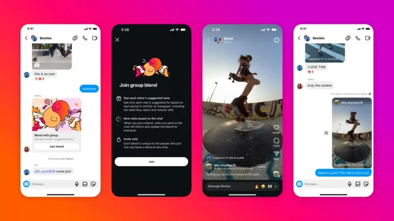 Instagram lance Blend: maintenant vous pouvez avoir un flux partagé avec vos amis