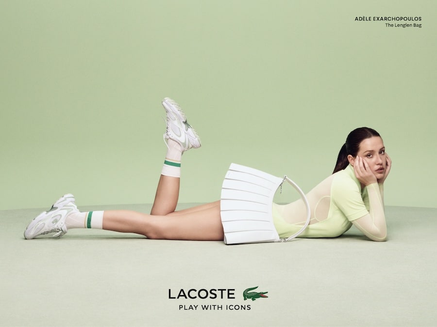 Lacoste joue avec des icônes