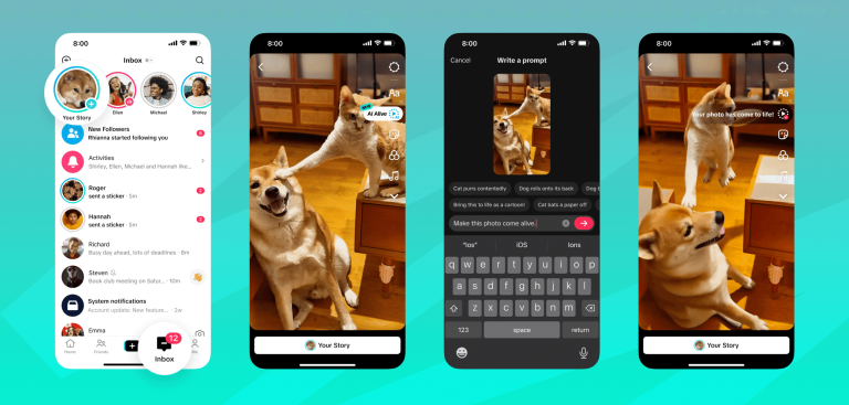 Tiktok Ai Alive: des photos à la vidéo en quelques secondes