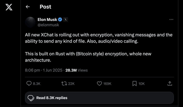 Encryption et messagerie: Musk Xchat Challenge WhatsApp