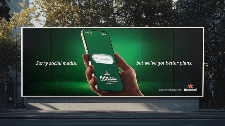 Heineken lance un plan téléphonique qui vous récompense si vous vous déconnectez