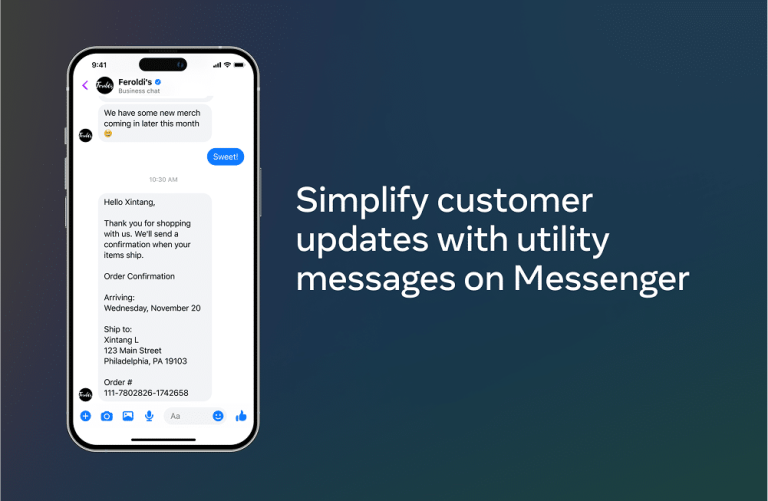 Meta présente DM pour le service client des marques