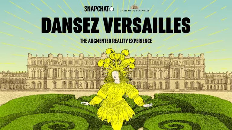 Snapchat donne vie à un projet artistique en collaboration avec le palazzo di versailles