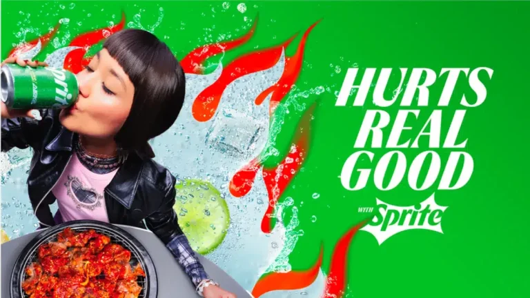Sprite blesse de très bons points à la génération Z avec de la nourriture épicée