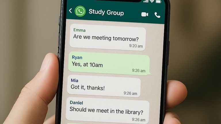 WhatsApp présente des fils aux groupes