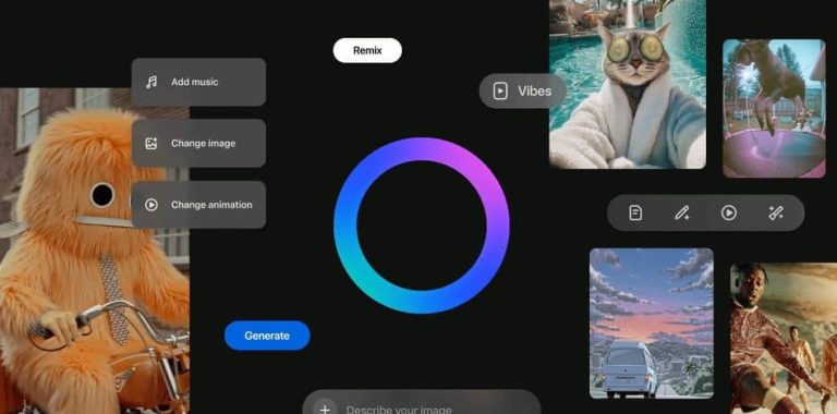 Meta Lancia Vibes, le flux vidéo aux utilisateurs générés