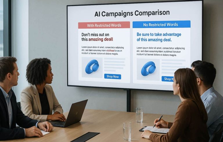 Avantage + vous permet maintenant d&rsquo;exclure des mots indésirables dans la copie générée par l&rsquo;IA