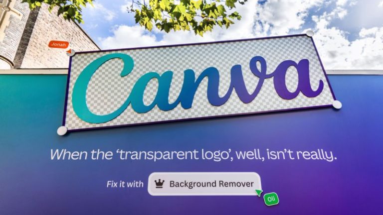 Canva défie les logos transparents avec la nouvelle campagne OOH