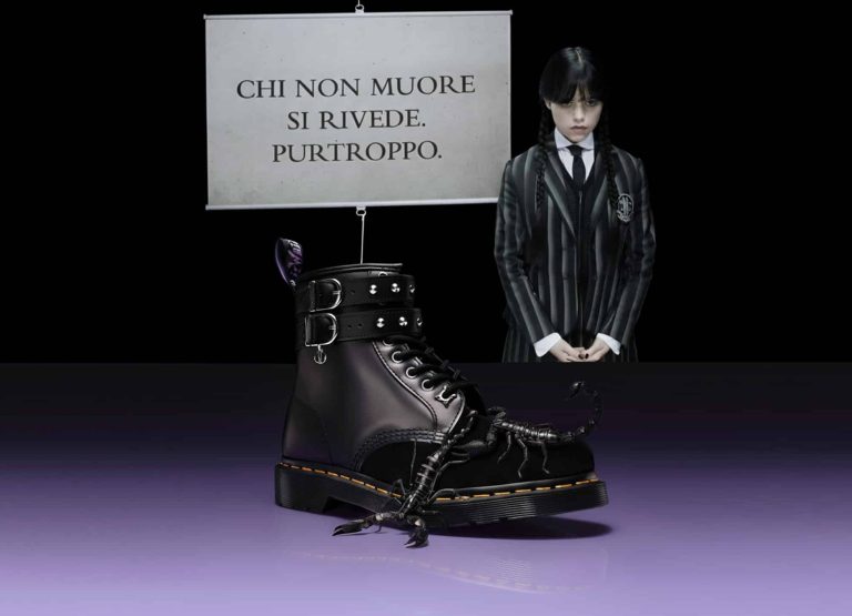 Le Dr Martens X mercredi est la collection de capsule gothique inspirée de Netflix mercredi