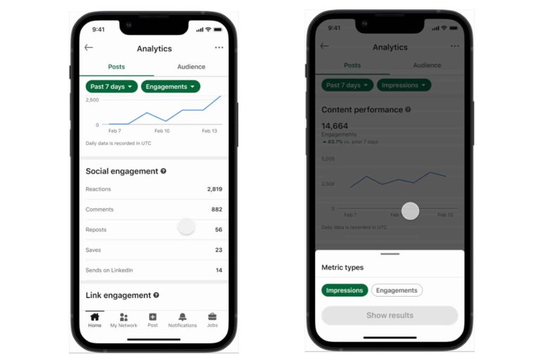 LinkedIn renforce ses outils d&rsquo;analyse avec des sauvegardes et des envois