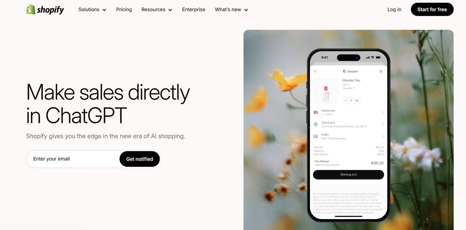 Shopify et Openai mettent le commerce électronique dans le chatppt