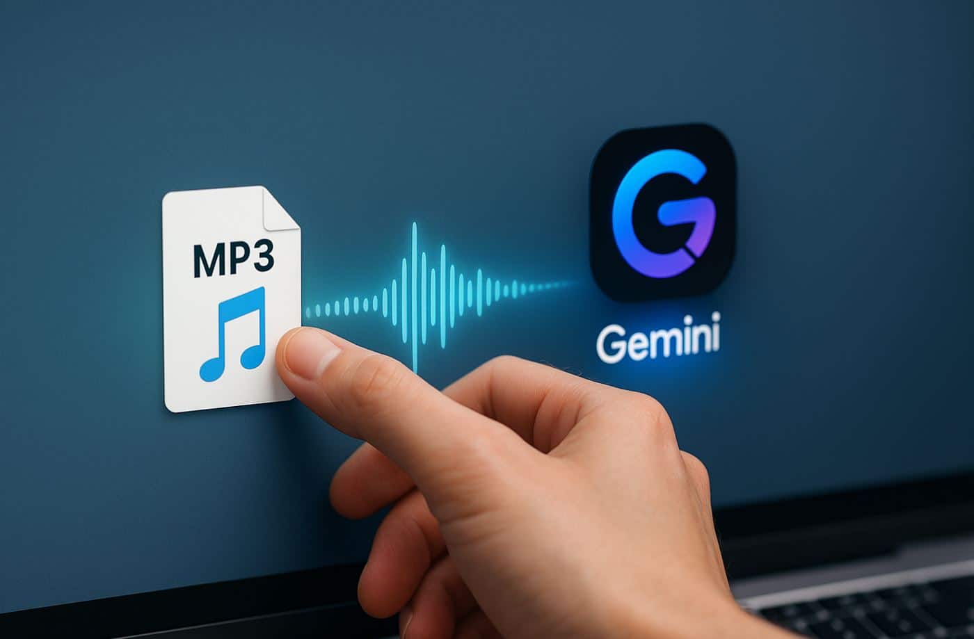 Vous pouvez maintenant télécharger des fichiers audio sur Gemini