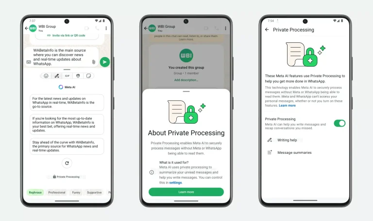 WhatsApp présente l&rsquo;écriture assistée avec l&rsquo;intelligence artificielle