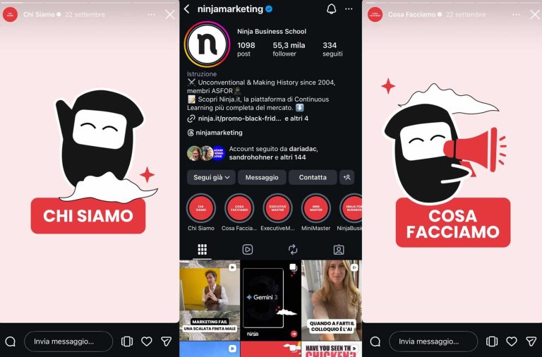 Les histoires mises en avant sur Instagram reviennent sous la bio