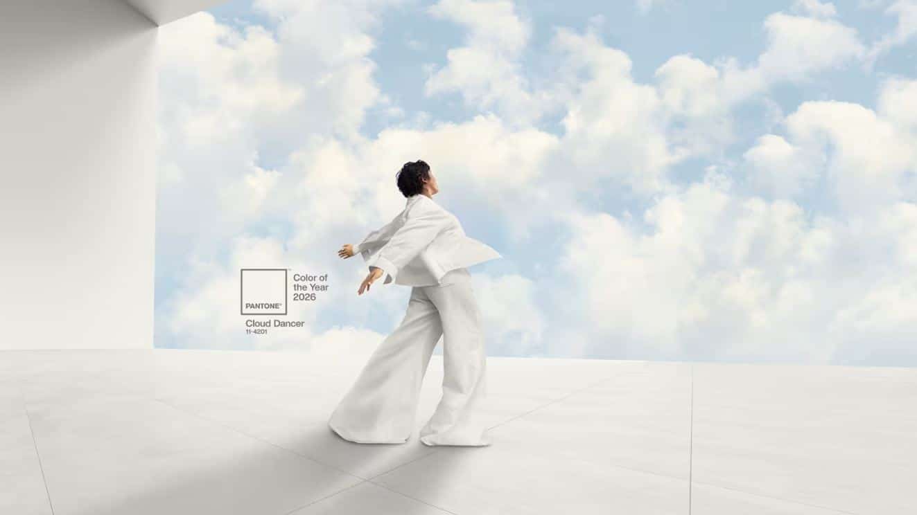 Pantone présente Cloud Dancer : le blanc choisi comme couleur de l'année 2026