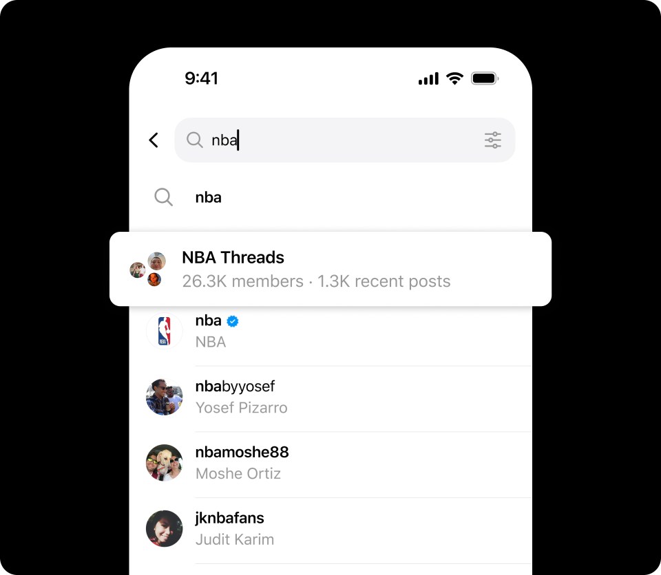 Recherche d'une communauté