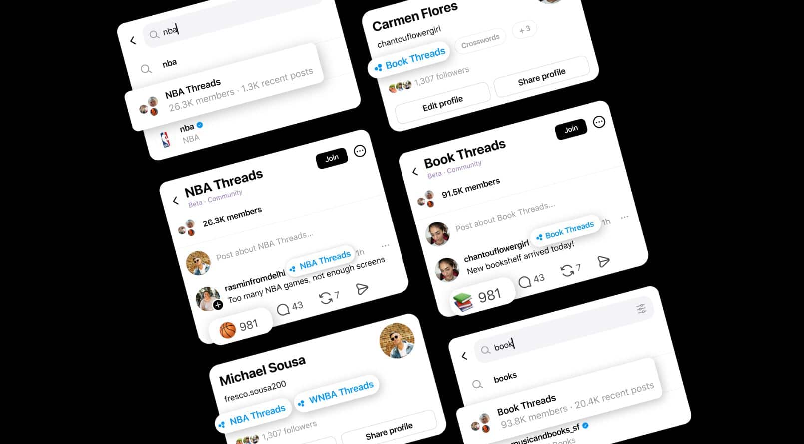 Threads élargit les communautés et se concentre sur l'engagement avec des badges, des intérêts et des groupes de plus en plus verticaux