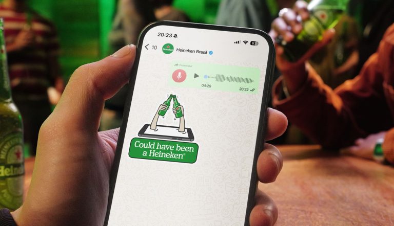 Heineken transforme les appels vocaux WhatsApp en réunions en direct