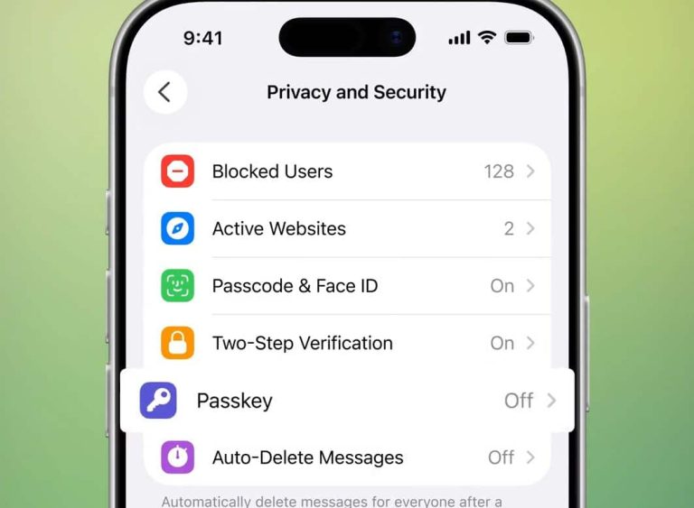 Telegram introduit les mots de passe et simplifie l&rsquo;accès avec Face ID et Touch ID