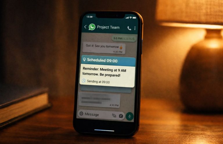Les messages programmés arrivent sur WhatsApp