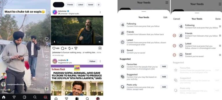 Instagram place Reels au centre avec la nouvelle mise à jour et change l&rsquo;expérience utilisateur