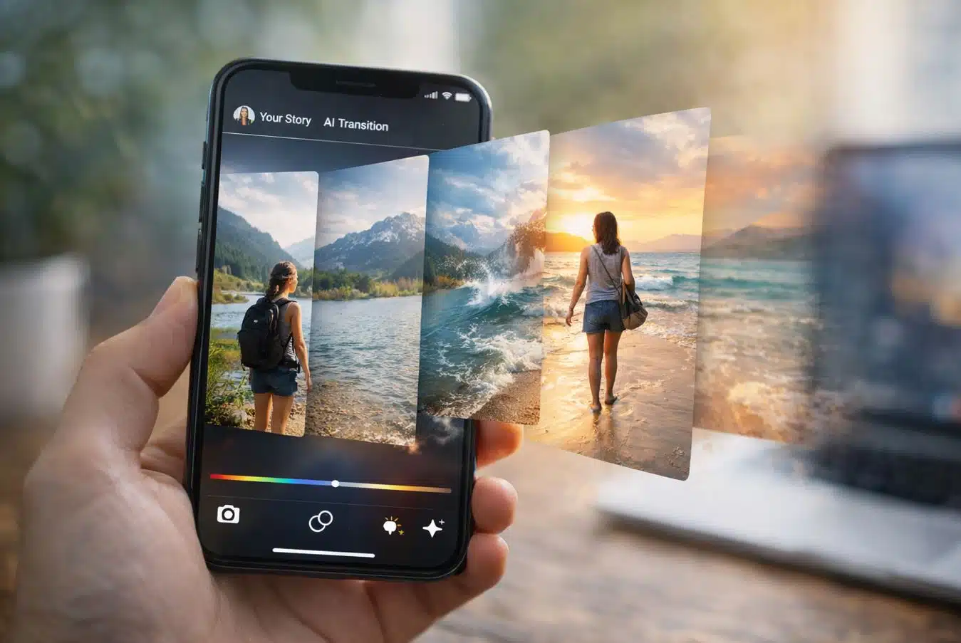 Instagram introduit les transitions IA dans les Stories