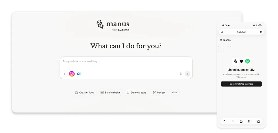 Meta présente Manus AI pour le marketing