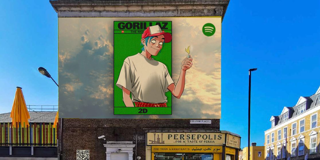Spotify et Gorillaz transforment le lancement de The Mountain en campagne immersive