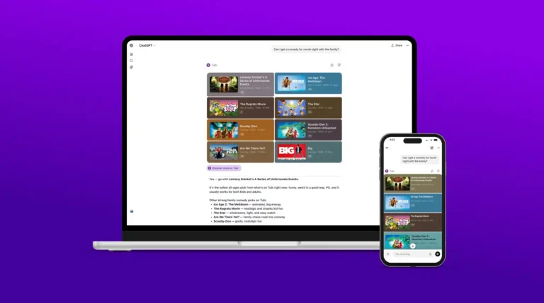 ChatGPT intègre sa première application de streaming vidéo