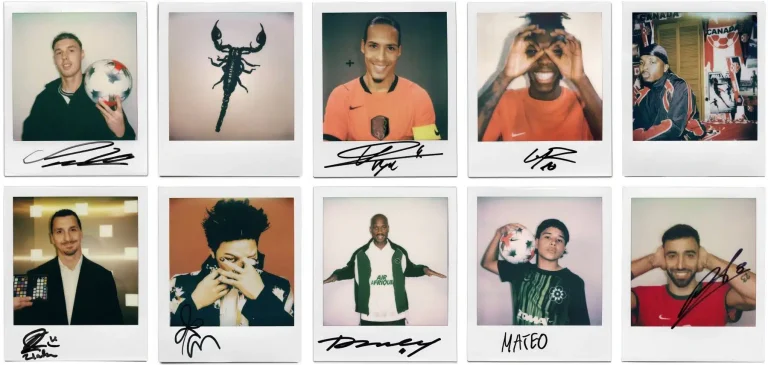 Nike illumine l&rsquo;attente de la Coupe du Monde avec les Polaroïds des protagonistes