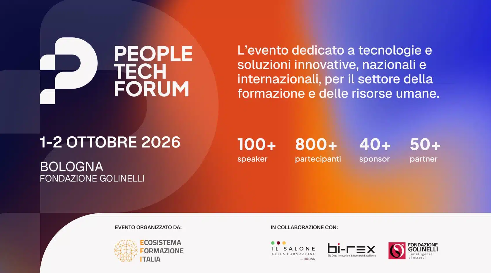 People Tech Forum 2026, deux jours à Bologne pour comprendre comment la technologie et l'IA changent le travail